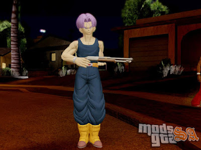 Skin Trunks do Futuro - Dragon Ball Xenoverse para GTA San Andreas